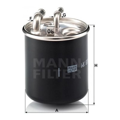 MANN FILTER Palivový filtr WK 820/9