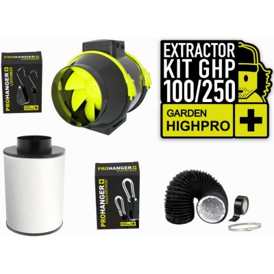 Garden Highpro Ventilační kit 100 mm, 250 m3/h – Hledejceny.cz