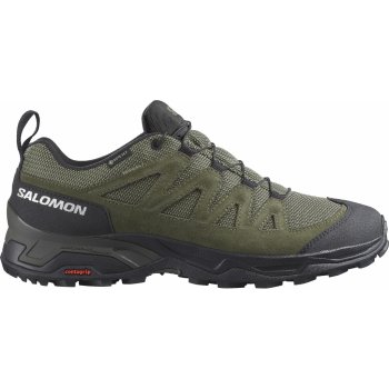 Salomon X Ward Leather Gtx Deep Lichen green black olive night