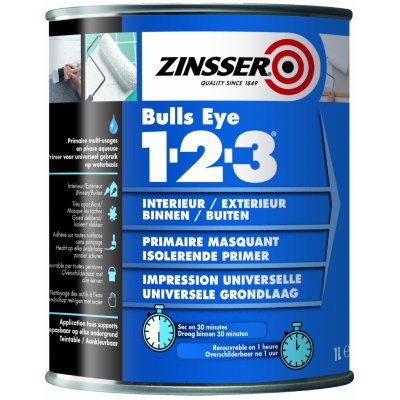 Zinsser Bulls Eye Univerzální přilnavostní základní nátěr 1-2-3 1 L