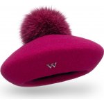 Krumlovanka dámský baret s bambulí W-0005/549 fialový – Hledejceny.cz