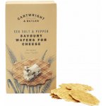 Cartwright & Butler Sýrové oplatky s mořskou solí a pepřem 75 g – Zbozi.Blesk.cz