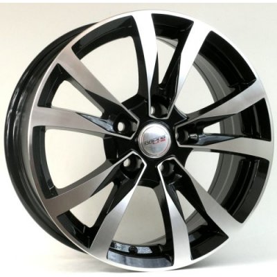 Racing Line BK533 6,5x16 5x105 ET39 black polished – Hledejceny.cz