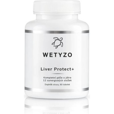 Wetyzo Liver Protect+ činnost jater a trávení 60 kapslí – Hledejceny.cz