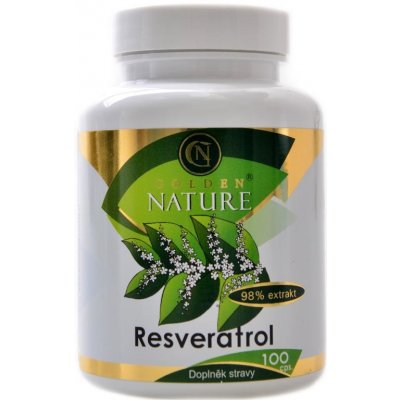 Golden Nature Resveratrol 98% extrakt 100 kapslí
