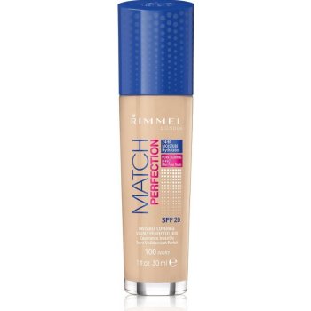 Rimmel London Match Perfection make-up SPF20 100 Ivory 30 ml