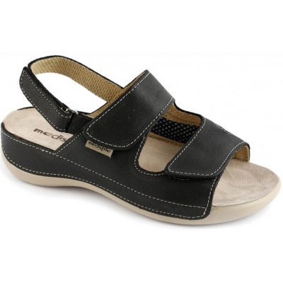 sandál černý halux Šarlota Medistyle – Zboží Mobilmania