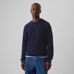 GAP Crew Texture Uniform navy