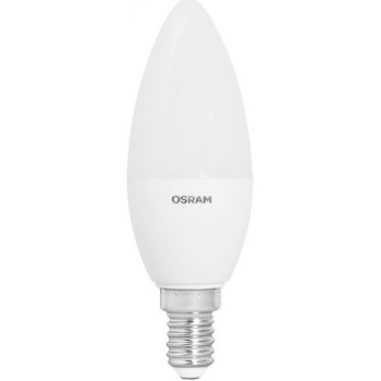 Osram VALUE CLB40, E14, 470lm, 5.5W, 865 studená bílá, matná svíčka