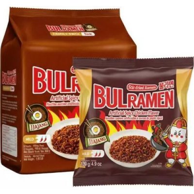 Samyang Bulramen Jjajang Mild Pack 5 x 137,8 g – Hledejceny.cz