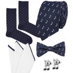 Bubibubi hudební sada s kravatou a motýlkem tmavomodrá – Zboží Mobilmania