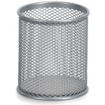 ZELLER Stojánek na tužky kovový stříbrný 8 × 9,5 cm – Zboží Dáma