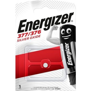 Energizer 377/376 Silver Oxide 25mAh 1ks E300783102