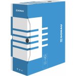 Donau Archivační krabice - A4, kartonová, 12 cm, modrá – Sleviste.cz