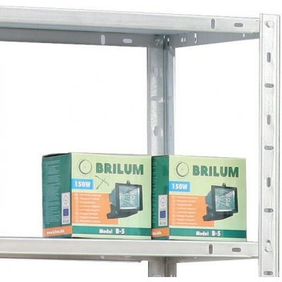 Kovona Regály 2000 x 1000 x 500 mm 6 polic bílý 1+1 – Zboží Dáma