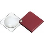 Eschenbach 1752160 lupa s koženým prvkem zvětšení: 3.5 x Velikost objektivu: (Ø) 60 mm červená – Zboží Živě