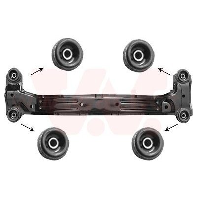 Zadní náprava s ložiskovými pouzdry (pouze pro 2WD) ACI 8257629 – Hledejceny.cz