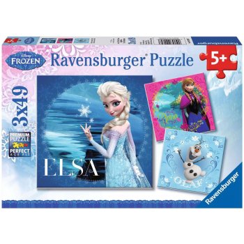 RAVENSBURGER Ledové království 3v1 3x49 dílků