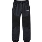 Wolf B2470 dětské šusťákové kalhoty zateplené tmavě šedá – Zboží Mobilmania