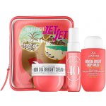 Sol de Janeiro Bom Dia™ rozjasňující tělový krém 50 ml + exfoliační sprchový gel s vyhlazujícím efektem 90 ml + sprej na tělo a vlasy 30 ml – Zboží Dáma