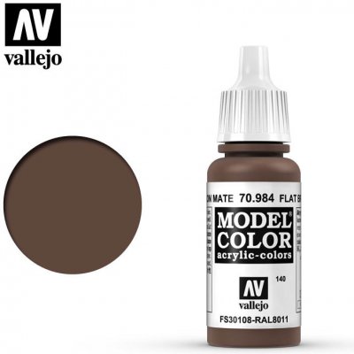 Vallejo Model Color: Flat Brown 17ml barva na modely – Zboží Mobilmania