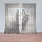 Sablio Záclony Mokrý lev: 2ks 150x250cm – Hledejceny.cz