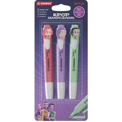 Stabilo Swing Cool K-pop Huntrix Rumi, Mira, Zoey 3 ks 275/3-2-1 – Hledejceny.cz