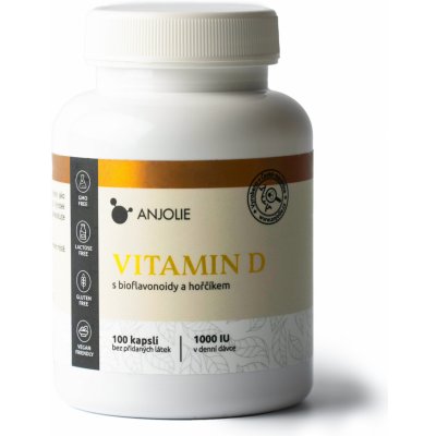 Anjolie Vitamín D s bioflavonoidy a hořčíkem 100 kapslí – Hledejceny.cz