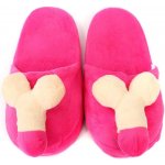 Plyšové pantofle Penispuschen pink – Zboží Dáma