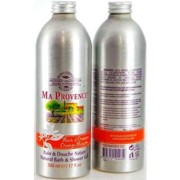 Ma Provence BIO sprchový gel a pěna do koupele 2 v 1 pomerančový květ 500 ml