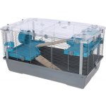 Kerbl Klec pro malá zvířata EVA 22 šedá/tyrkysová 81742 79 x 45 x 44 cm – Hledejceny.cz
