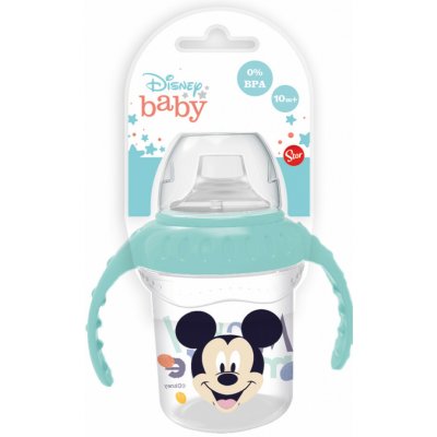 Storline Tréninkový hrnek s úchyty MICKEY mentolový 250 ml – Zboží Mobilmania