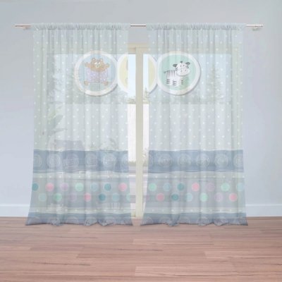 Záclony Plyšáčci: 2 ks - 150x250 cm - Sablio – Hledejceny.cz