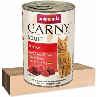 Carny Adult Čisté hovězí 6 x 400 g