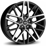 MOMO AVENGER 7x17 5x108 ET40 matt black polished