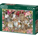 JUMBO FALCON Kočky mezi květy 1000 dílků – Hledejceny.cz