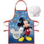 Euroswan Dětská chlapecká zástěra s kuchařskou čepicí Mickey Mouse Disney Junior Clubhouse – Zbozi.Blesk.cz