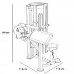 BH Fitness Horizontal Triceps L160 – Zboží Mobilmania