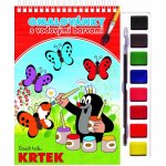 Krtek Omalovánky s vodovými barvami a štětcem Miler Zdeněk – Zboží Dáma