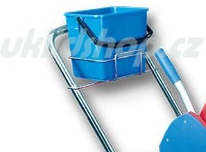 uklidshop Kbelík 6 l + drátěný držák na vodítko pro úklidové vozíky DUO
