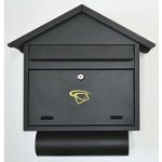 Satos Poštovní schránka SDP-6 černá matná 470x500x110mm – Sleviste.cz