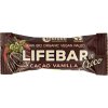 Bezlepkové potraviny Lifeffood Lifebar Tyčinka kakaové boby s vanilkou 40 g BIO