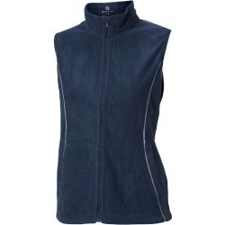 Backtee Ladies Fleece Vest Navy