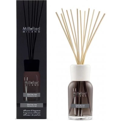 Millefiori Milano aroma difuzér s tyčinkami Black Tea Rose Černý čaj a růže 500 ml – Hledejceny.cz