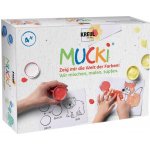 Sada prstových barev MUCKI Malujme míchejme razítkujme – Zboží Mobilmania
