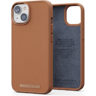 Pouzdro NJORD Genuine Leather Case iPhone 13/14 Cognac