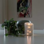 Konstsmide LED vosková svíčka bílá Barva světla teplá bílá 14 cm 1844-190 – Hledejceny.cz