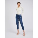 Orsay dámské zkrácené mom fit džíny Tmavě modré – Sleviste.cz