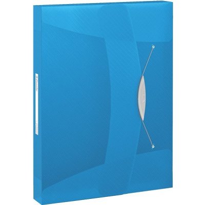 Esselte Box na spisy s gumičkou Jumbo Vivida, Vivida modrá, 40 mm, A4, PP – Zboží Mobilmania