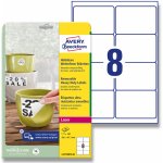 Avery Zweckform L4715REV-20 nepermanentní PET etikety 99,1 x 67,7 mm 160 etiket bílá – Zboží Dáma